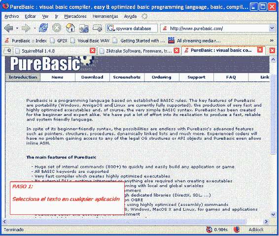Programa de traducción Zikitranslator
